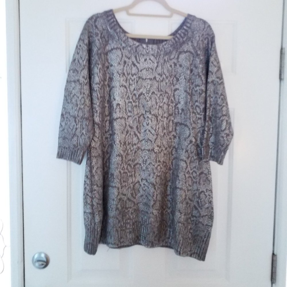 Snake Print Sweater